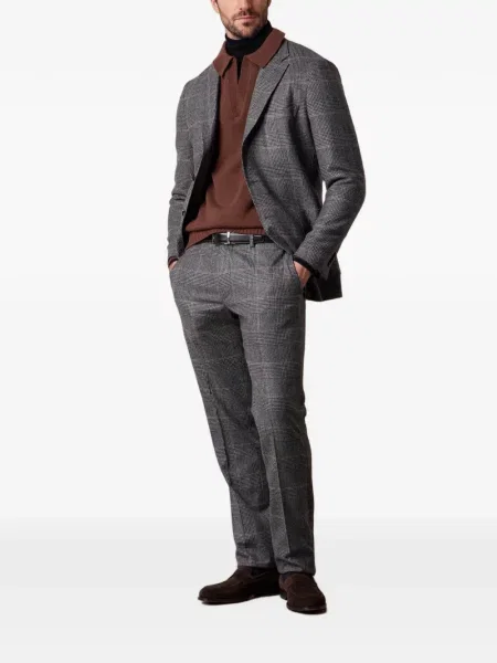 Gulerat pulover Brooks Brothers maro