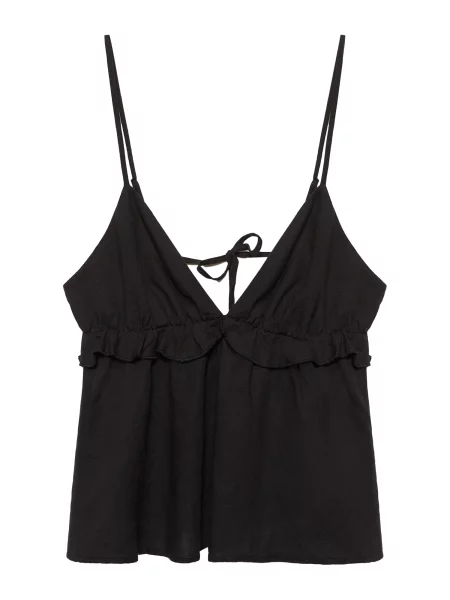 Pull&Bear Top PACIFIC' negru