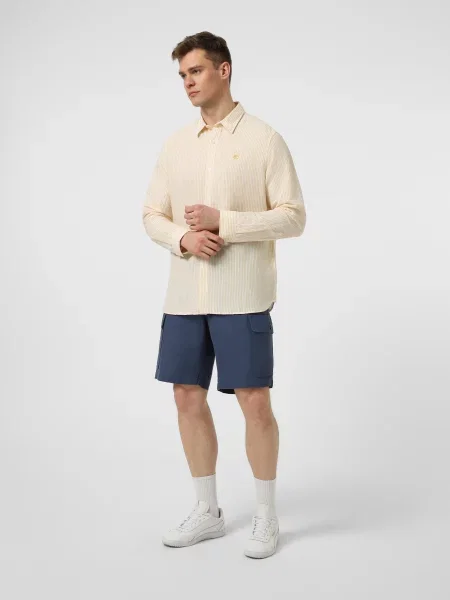 Повседневная рубашка Timberland желтая