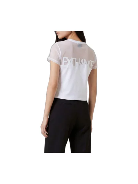 Koszulka Armani Exchange biała