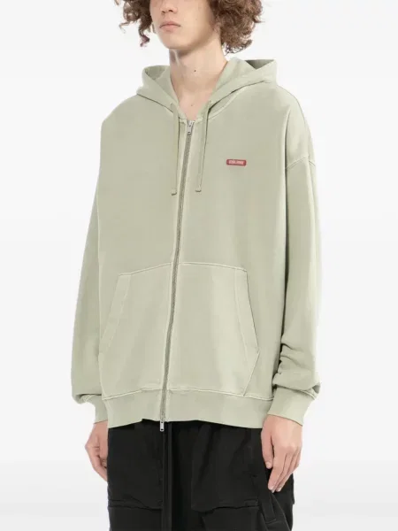 Hoodie Izzue με κέντημα πράσινο