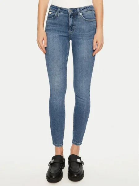 Calvin Klein Jeans Blugi Skinny Fit albastru