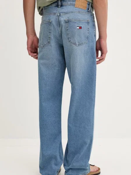 Tommy Jeans jeansy relaxed fit niebieskie