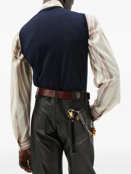 Vestă Versace de lână albastru