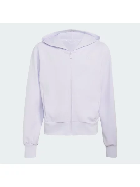 Bluza dresowa adidas Girls Full Zip Hoodie fioletowa