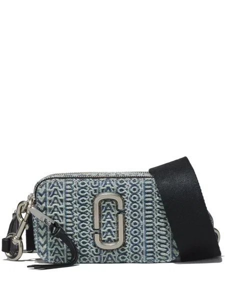 Geantă Marc Jacobs din jacard albastru