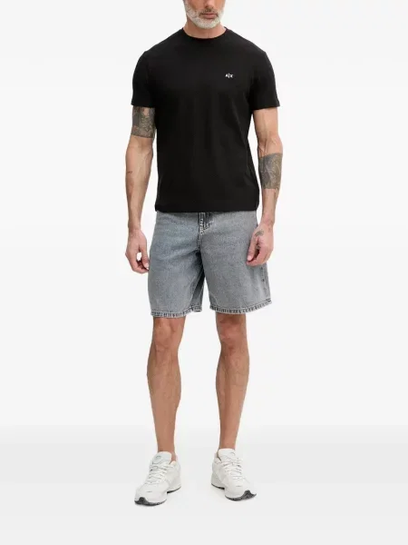 Tricou Armani Exchange cu imagine negru
