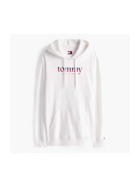 Mikina s kapucňou Tommy Jeans biela