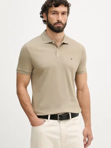 Tricou polo Tommy Hilfiger verde