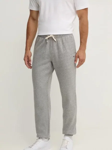 Tepláky Tommy Hilfiger melanžové šedá