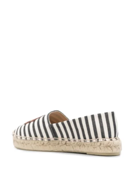 Espadrile Anine Bing cu dungi negru