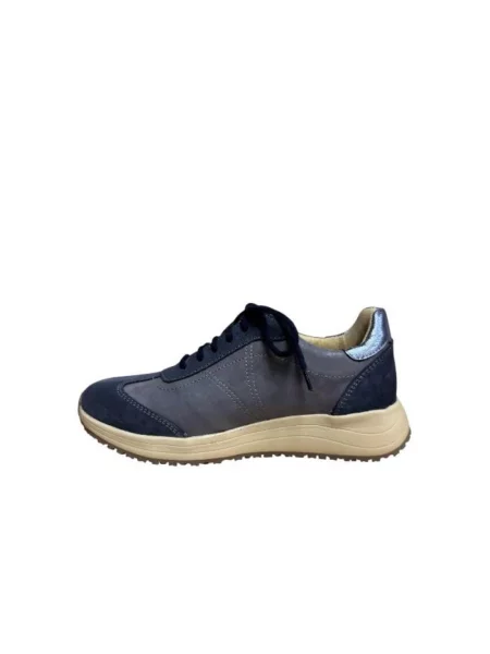 Sneakersy Wolky zamszowe niebieskie
