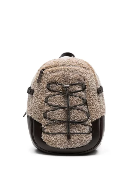 Rucsac Brunello Cucinelli din piele maro