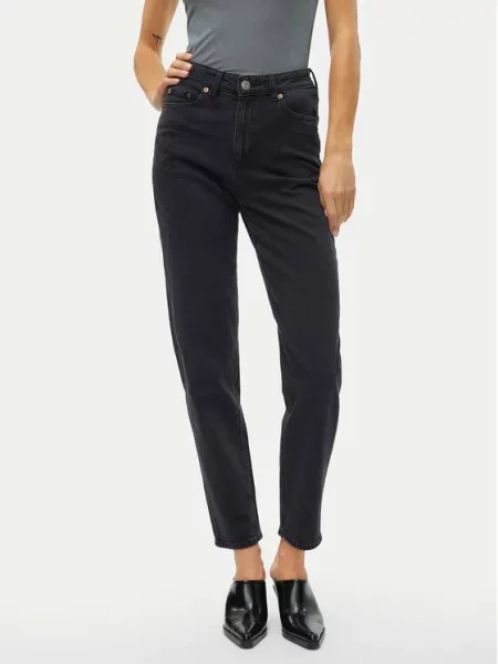 Vero Moda Jeansy Tessa Mom Fit szary
