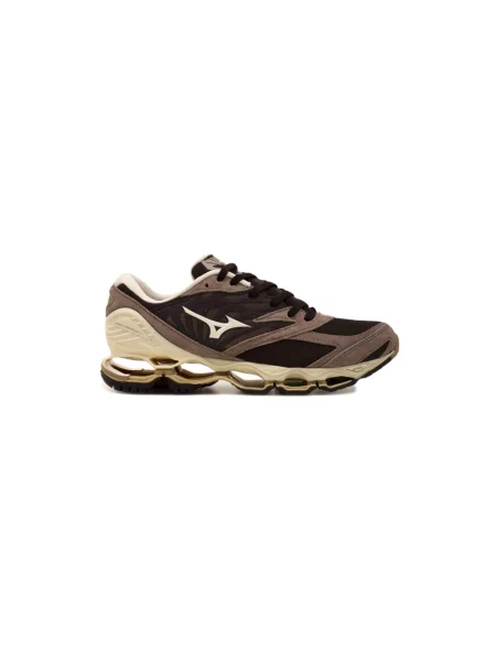 Sneakersy Mizuno skórzane brązowe