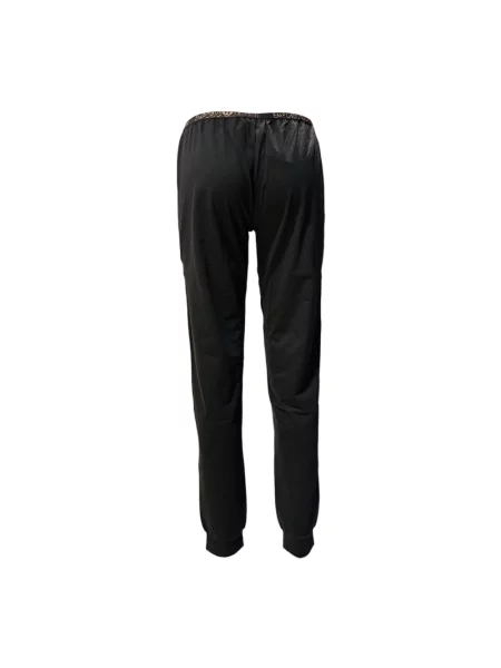 Piżama Emporio Armani z logo czarna