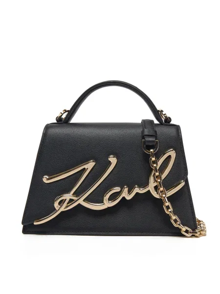 Geanta crossbody Karl Lagerfeld din piele negru