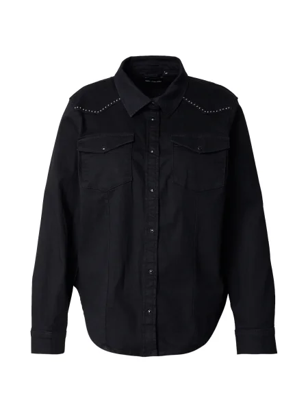 ONLY Carmakoma Bluză CARSASIA denim negru