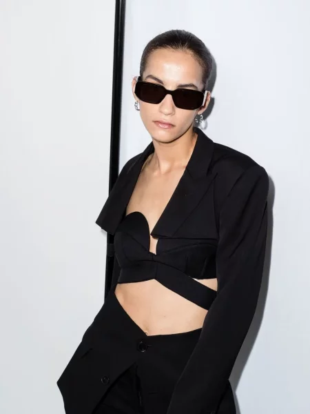 Saulės akiniai Prada Eyewear ruda