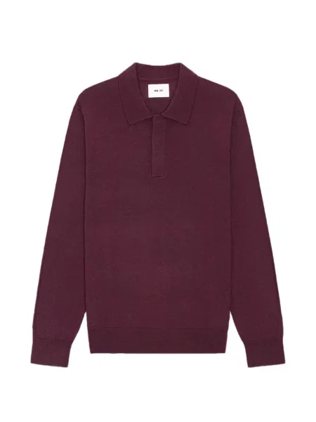 Tricou polo Nn07 tricotate roșu