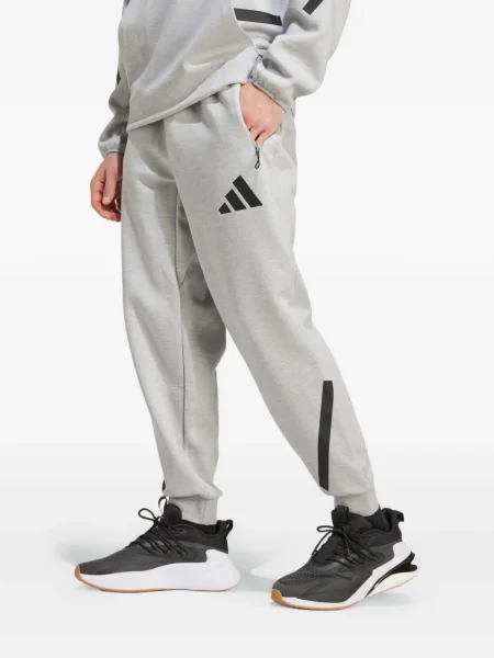 Hanorac Adidas cu autograf cu dungi alergare negru