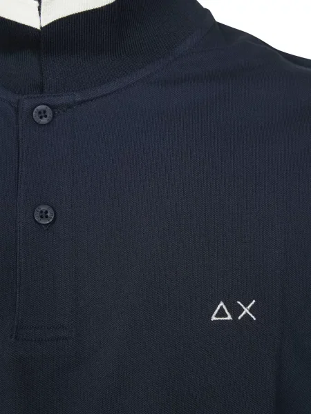 Tricou polo Sun68 albastru