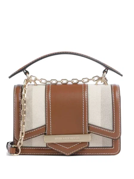 Презрамки боди Karl Lagerfeld кафяво