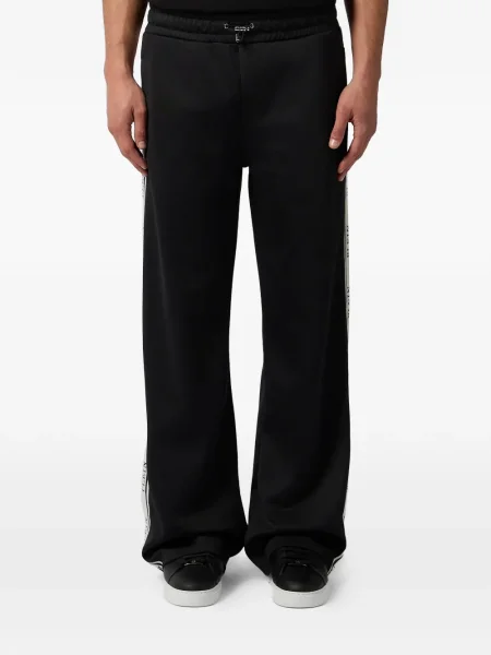 Pantaloni Philipp Plein din jacard negru
