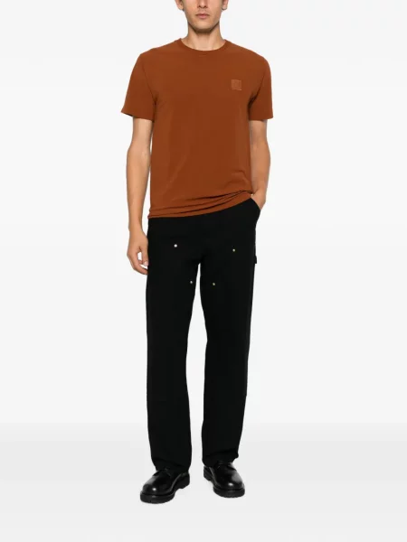 Tricou Stone Island cu strasuri maro