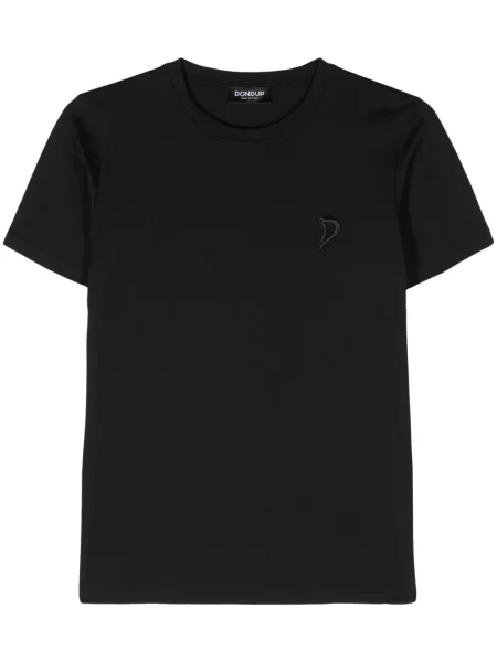 Tricou Dondup cu broderie negru