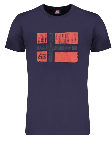 Tricou Norway 1963 scurt albastru