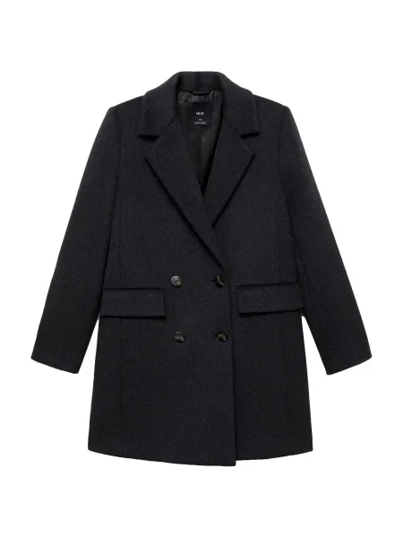 MANGO Palton de primăvară-toamnă DALI metalic gri