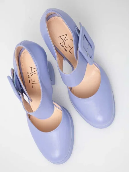 AGL bőr flip-flop JANIS kék