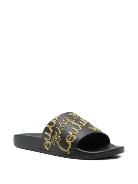 Papuci Versace Jeans Couture negru