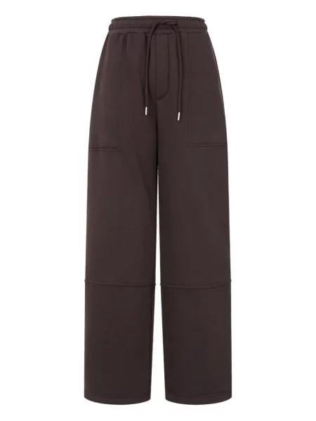 Spodnie Tomboy polarowe do biegania brązowe