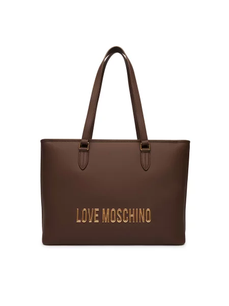 LOVE MOSCHINO Дамска чанта кафяв