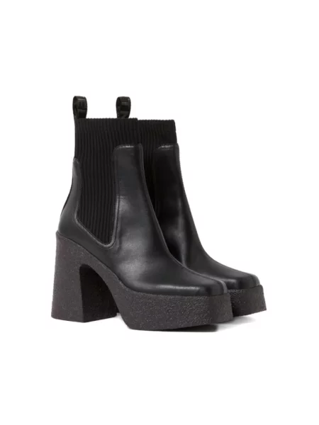 Botki Stella Mccartney na wysokim obcasie czarne