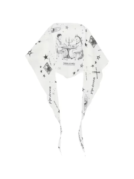 Fular Low Classic clasic alb