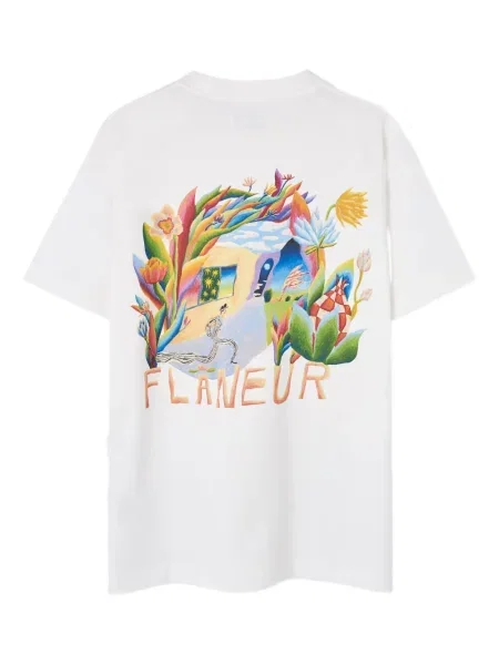 Tricou Flâneur alb