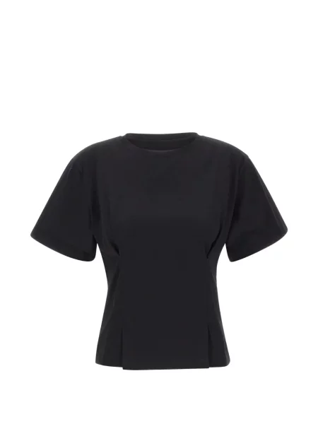 Tricou Kaos cu decolteu rotund negru
