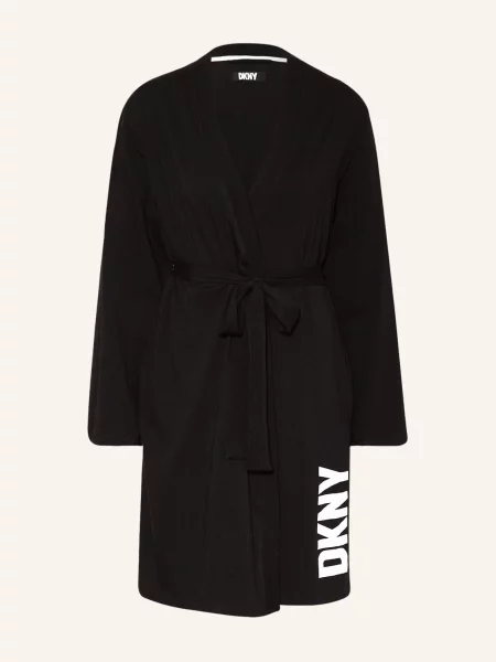 Dkny Peniuar Must Have Basics schwarz czarna