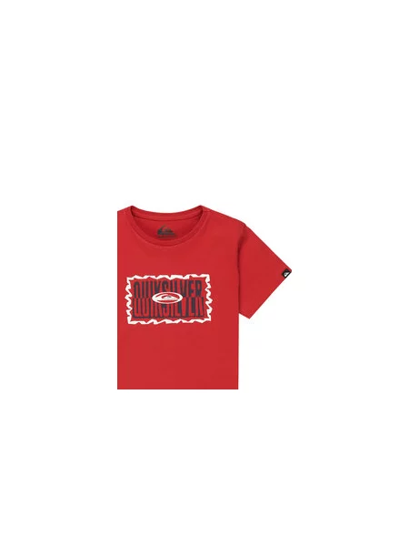 Quiksilver T-shirt Ev Gotam Foam Regular Fit crvena