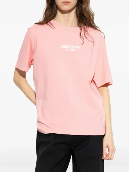 Tricou Dsquared2 cu imagine roz