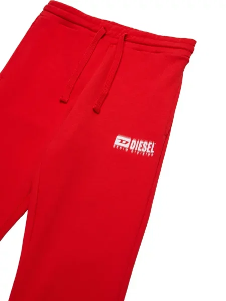 Dětské kalhoty jogger Diesel červené