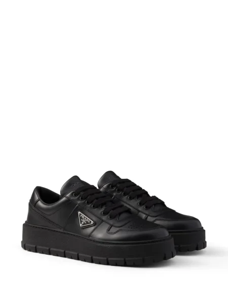 Sneakerși Prada din piele negru