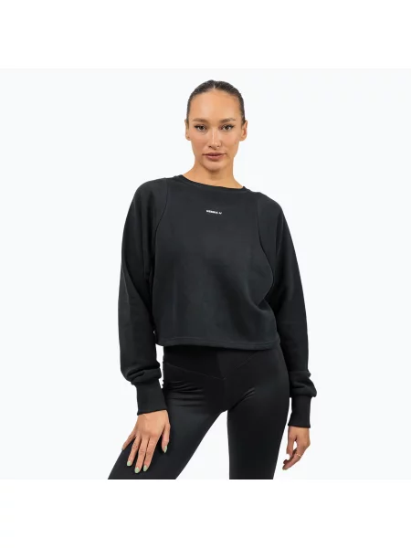 Olcsóbban. Női edzős felső NEBBIA Gym Spirit Crop fekete. Méret: XS fekete