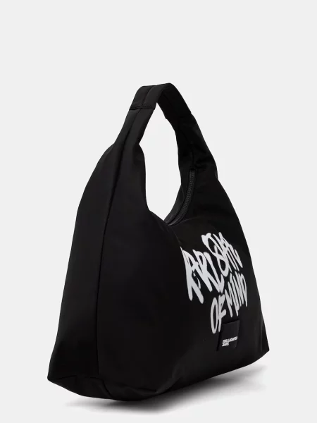 Geanta hobo Karl Lagerfeld Jeans negru
