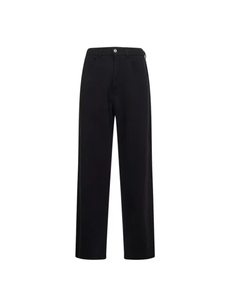 Szerokie jeansy Mm6 Maison Margiela czarne