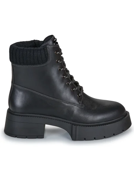 Pantofi Coach cu șireturi din piele negru