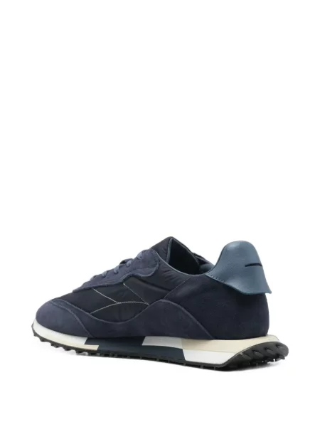 Sneakerși Ghōud din piele de căprioară albastru